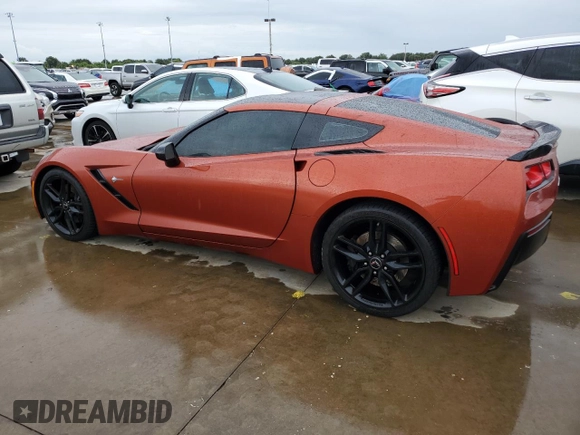 2015 Chevrolet Corvette Z51 2LT with VIN 1G1YK2D76F5109440, listed as a Copart auction lot 74430084 with 0 mi miles and Non Repairable. Bid and sale history available at carsss.com. Image 2.
