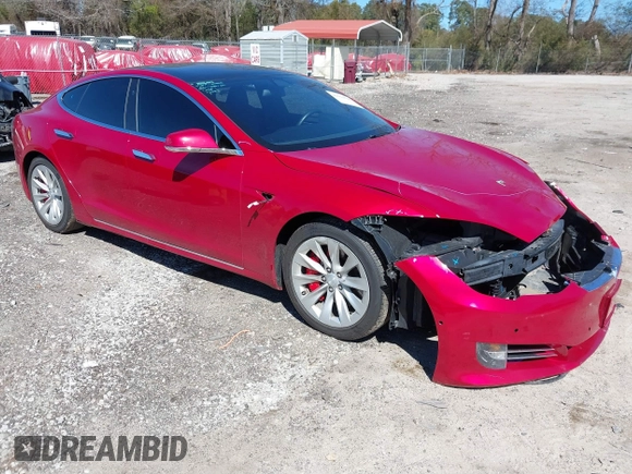 2018 Tesla Model S 75D with VIN 5YJSA1E2XJF295777, listed as a IAAI auction lot 41694540 with 70,428 mi miles and . Bid and sale history available at DreamBid. Image 1.