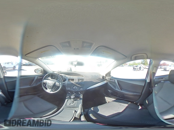 2012 Mazda 3 i Touring with VIN JM1BL1V83C1581108, listed as a Copart auction lot 55108215 with 170,001 mi miles and Salvage title. Bid and sale history available at DreamBid. Image 14.