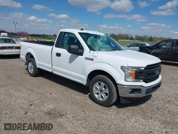 2020 Ford F-150 XL with VIN 1FTMF1CP3LKE03557, listed as a IAAI auction lot 42017506 with 22,442 mi miles and . Bid and sale history available at DreamBid. Image 1.
