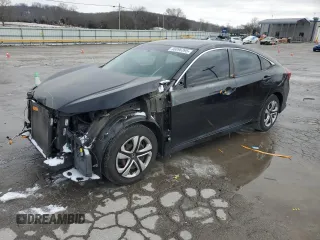 2016 Honda Civic Sedan LX with VIN 19XFC2F56GE205470, listed as a Copart auction lot 46096395 with 131,531 mi miles and Salvage Title. Bid and sale history available at carsss.com. Image 1.