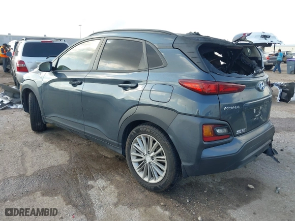2021 Hyundai Kona SEL with VIN KM8K22AA0MU621352, listed as a IAAI auction lot 41535153 with 1 mi miles. Bid and sale history available at carsss.com. Image 3.