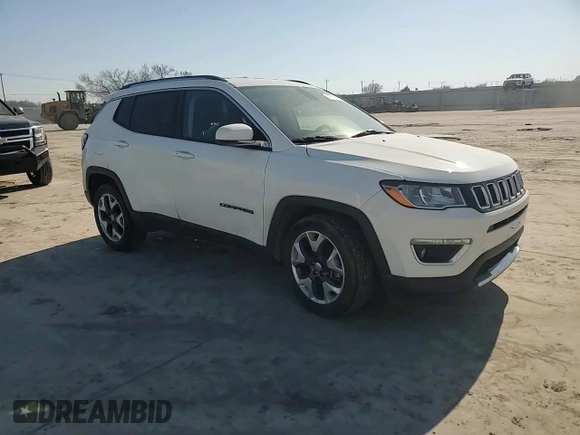 2020 Jeep Compass Limited with VIN 3C4NJCCB0LT229707, listed as a Copart auction lot 47611795 with 95,980 mi miles and Salvage Title. Bid and sale history available at DreamBid. Image 12.