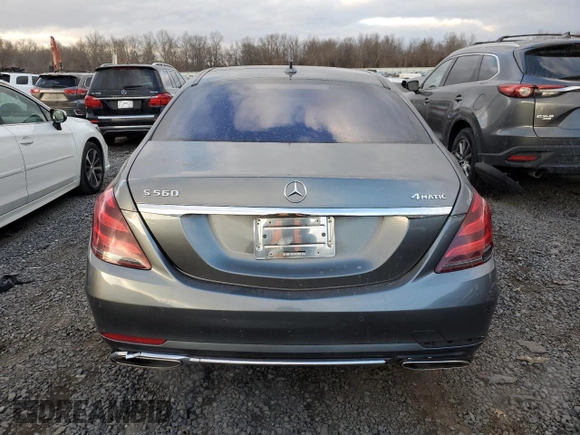 2019 Mercedes-Benz S 560 with VIN WDDUG8GB3KA465815, listed as a Copart auction lot 88544495 with 78,685 mi miles and Salvage Title. Bid and sale history available at DreamBid. Image 6.