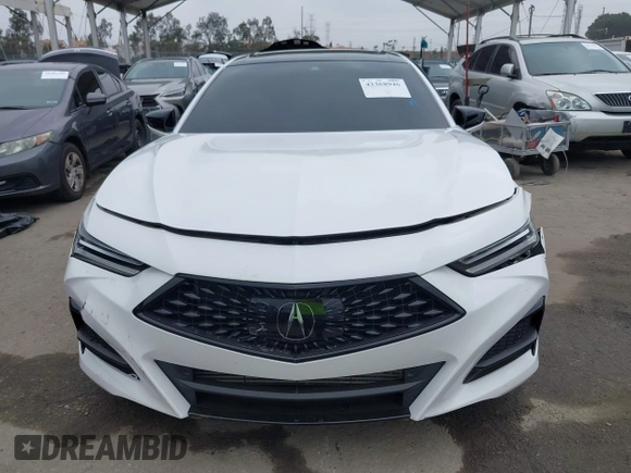 2022 Acura TLX w/A-Spec Package with VIN 19UUB5F59NA001954, listed as a IAAI auction lot 42368946 with 25,685 mi miles and . Bid and sale history available at DreamBid. Image 12.