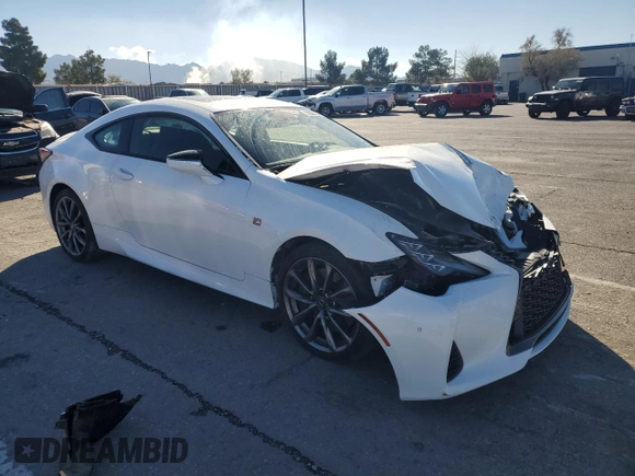 2019 Lexus RC 350 with VIN JTHHZ5BC2K5020865, listed as a Copart auction lot 83339104 with 29,473 mi miles and Salvage title. Bid and sale history available at DreamBid. Image 4.