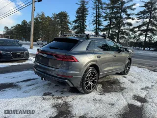 2019 Audi Q8 Premium Plus with VIN WA1EVAF18KD030026, listed as a Copart auction lot 42853705 with 100,801 mi miles and Clean Title. Bid and sale history available at carsss.com. Image 3.