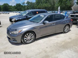 2014 Infiniti Q50 Premium z VIN JN1BV7AP4EM678784, wystawiony jako Copart lot #56641775 z przebiegiem 225 507 mil mil oraz Tytuł czysty. Historia ofert i sprzedaży dostępna na DreamBid. Obrazek 1.