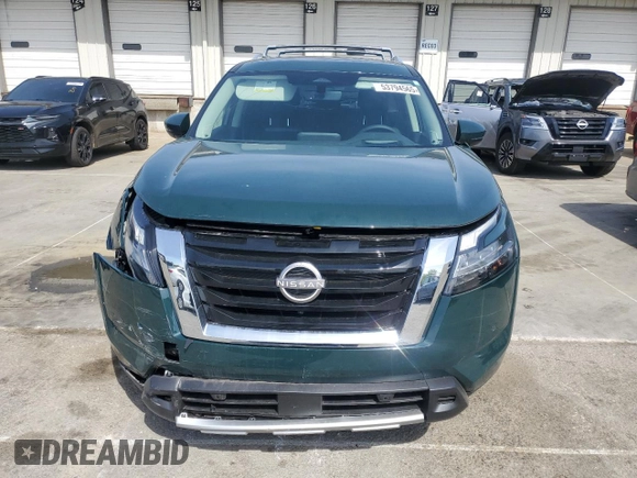 2024 Nissan Pathfinder Platinum with VIN 5N1DR3DJ2RC302683, listed as a Copart auction lot 53794565 with 1,101 mi miles and Salvage title. Bid and sale history available at DreamBid. Image 5.
