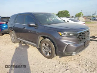 2023 Honda Pilot EX-L with VIN 5FNYG2H42PB013216, listed as a IAAI auction lot 41938099 with 22,838 mi miles and . Bid and sale history available at DreamBid. Image 1.
