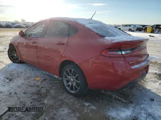 2013 Dodge Dart Rallye with VIN 1C3CDFBA3DD219385, listed as a Copart auction lot 85819184 with 119,343 mi miles and Salvage Title. Bid and sale history available at carsss.com. Image 2.