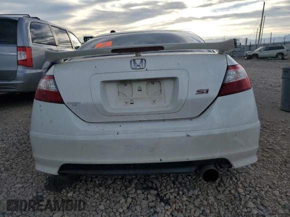 2008 Honda Civic Cpe Si with VIN 2HGFG21548H701015, listed as a Copart auction lot 70387984 with 0 mi miles and Salvage Title. Bid and sale history available at carsss.com. Image 6.