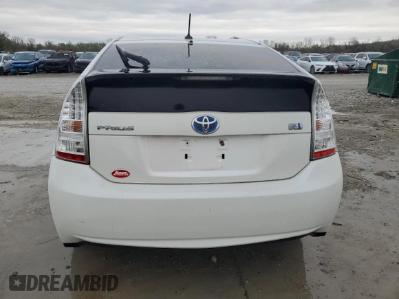 2011 Toyota Prius I with VIN JTDKN3DU6B0294970, listed as a Copart auction lot 51277255 with 399,412 mi miles and Salvage Title. Bid and sale history available at DreamBid. Image 6.