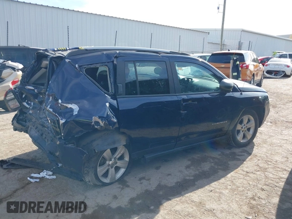 2017 Jeep Compass 75th Anniversary Edition with VIN 1C4NJDBB0HD143138, listed as a IAAI auction lot 41016542 with 118,402 mi miles. Bid and sale history available at carsss.com. Image 13.