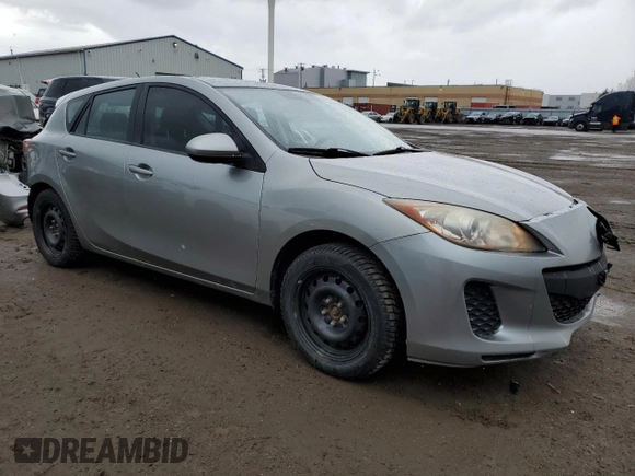2012 Mazda 3 GX with VIN JM1BL1KFXC1604919, listed as a Copart auction lot 48686465 with 188,927 mi miles and Clean Title. Bid and sale history available at carsss.com. Image 4.