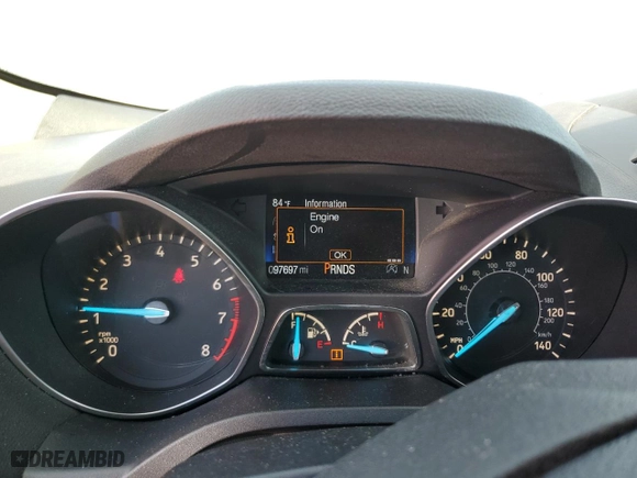 2017 Ford Escape SE with VIN 1FMCU0GD2HUA19806, listed as a Copart auction lot 76165064 with 97,697 mi miles and Salvage Title. Bid and sale history available at carsss.com. Image 9.