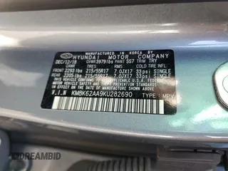 2019 Hyundai Kona SEL with VIN KM8K62AA9KU282690, listed as a Copart auction lot 51614825 with 0 mi miles and Salvage Title. Bid and sale history available at carsss.com. Image 12.