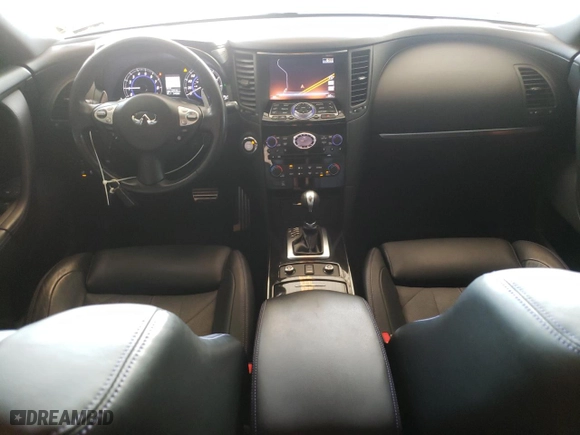 2017 Infiniti QX70 with VIN JN8CS1MWXHM412463, listed as a Copart auction lot 65067733 with 109,546 mi miles. Bid and sale history available at carsss.com. Image 8.