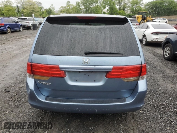 2010 Honda Odyssey LX with VIN 5FNRL3H26AB001758, listed as a Copart auction lot 58320535 with 131,373 mi miles and Salvage title. Bid and sale history available at DreamBid. Image 6.