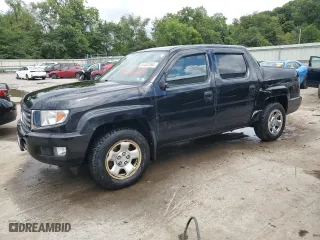 2013 Honda Ridgeline RT with VIN 5FPYK1F26DB013071, listed as a Copart auction lot 64400384 with 128,358 mi miles and Salvage Title. Bid and sale history available at carsss.com. Image 1.