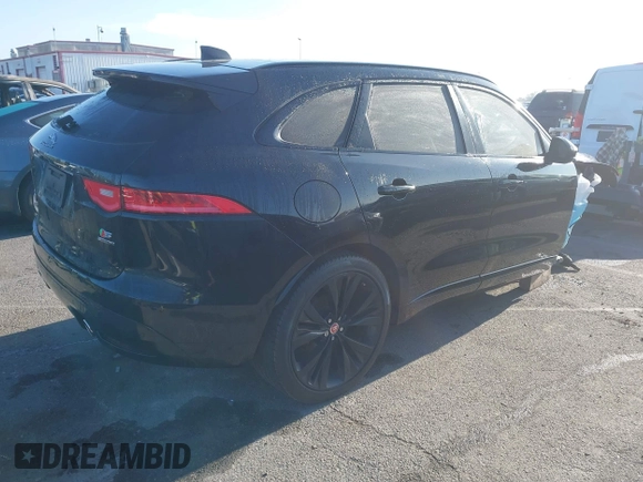 2018 Jaguar F-Pace S with VIN SADCM2FVXJA899997, listed as a IAAI auction lot 41975464 with 62,763 mi miles and . Bid and sale history available at DreamBid. Image 4.