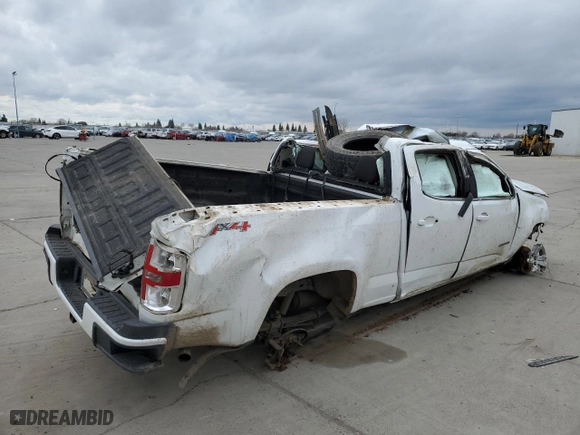 2019 Chevrolet Colorado 4WD LT with VIN 1GCGTCEN4K1124474, listed as a Copart auction lot 47871835 with 0 mi miles and Non Repairable. Bid and sale history available at carsss.com. Image 3.