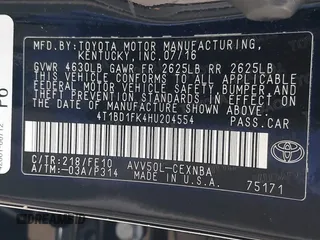 2017 Toyota Camry Hybrid LE with VIN 4T1BD1FK4HU204554, listed as a IAAI auction lot 41888189 with 158,791 mi miles. Bid and sale history available at carsss.com. Image 9.