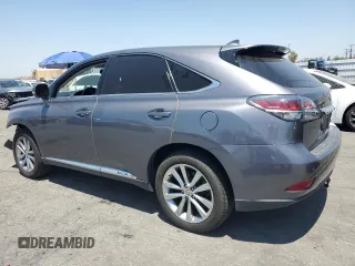 2015 Lexus RX 450h with VIN 2T2ZB1BA1FC001617, listed as a Copart auction lot 61766235 with 79,789 mi miles and Salvage title. Bid and sale history available at DreamBid. Image 2.