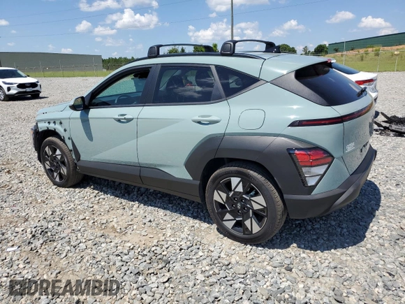 2024 Hyundai Kona SEL with VIN KM8HB3AB6RU062972, listed as a Copart auction lot 59031604 with 9,840 mi miles and Salvage Title. Bid and sale history available at DreamBid. Image 2.