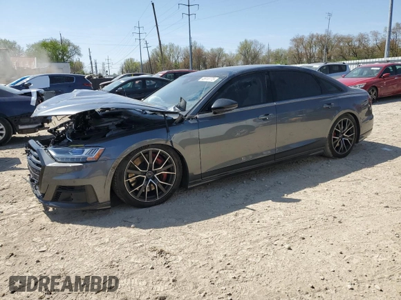 2020 Audi S8 z VIN WAU8SAF81LN014302, wystawiony jako Copart lot #48910773 z przebiegiem Nie podano mil oraz . Historia ofert i sprzedaży dostępna na DreamBid. Obrazek 1.