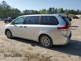 2013 Toyota Sienna L with VIN 5TDZK3DCXDS293934, listed as a Copart auction lot 53890575 with 148,193 mi miles and Clean Title. Bid and sale history available at carsss.com. Image 2.