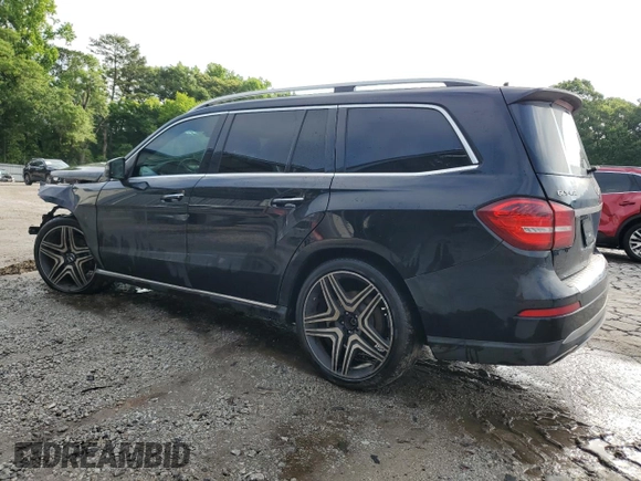 2019 Mercedes-Benz GLS 450 z VIN 4JGDF6EE1KB228423, wystawiony jako Copart lot #58850685 z przebiegiem 124 515 mil mil oraz Szkoda całkowita • Salvage title. Historia ofert i sprzedaży dostępna na DreamBid. Obrazek 2.