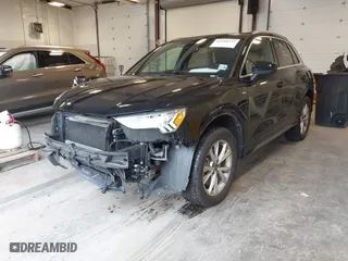 2021 Audi Q3 S line Premium Plus with VIN WA1EECF32M1054629, listed as a IAAI auction lot 41588322 with 33,385 mi miles. Bid and sale history available at carsss.com. Image 18.