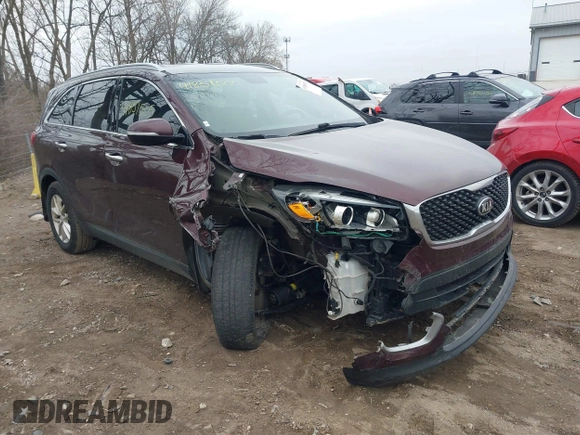 2017 Kia Sorento LX with VIN 5XYPG4A37HG217416, listed as a IAAI auction lot 41851505 with 109,140 mi miles and . Bid and sale history available at carsss.com. Image 1.
