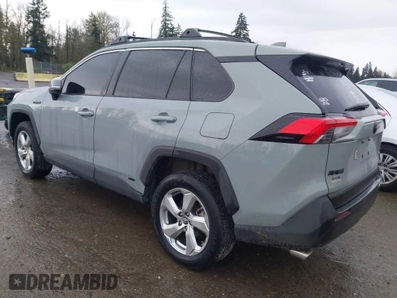 2021 Toyota RAV4 Hybrid LE with VIN 4T3B6RFVXMU011748, listed as a IAAI auction lot 41964676 with 78,001 mi miles. Bid and sale history available at carsss.com. Image 3.