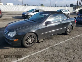 2009 Mercedes-Benz CLK-Class 3.5L with VIN WDBTK56F49T102962, listed as a Copart auction lot 43634515 with 127,133 mi miles and Salvage Title. Bid and sale history available at carsss.com. Image 1.