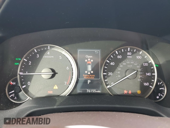 2016 Lexus RX 350 with VIN 2T2ZZMCA8GC017083, listed as a Copart auction lot 51021285 with 76,155 mi miles and Salvage Title. Bid and sale history available at DreamBid. Image 9.