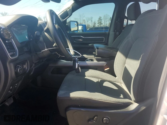 2023 Ram 1500 Big Horn with VIN 1C6SRFBT1PN590786, listed as a Copart auction lot 47774805 with 39,365 mi miles and Salvage Title. Bid and sale history available at carsss.com. Image 7.