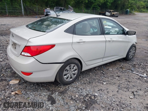2016 Hyundai Accent SE with VIN KMHCT4AE9GU995267, listed as a IAAI auction lot 42347749 with 177,145 mi miles and . Bid and sale history available at DreamBid. Image 4.