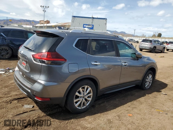 2019 Nissan Rogue SV with VIN JN8AT2MV1KW393590, listed as a Copart auction lot 50365955 with 107,923 mi miles and Salvage Title. Bid and sale history available at carsss.com. Image 3.