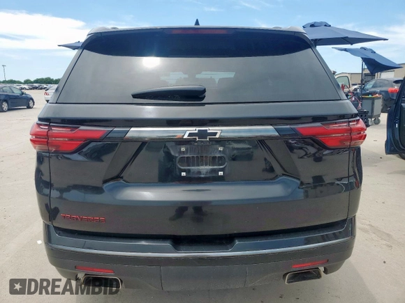 2023 Chevrolet Traverse Premier with VIN 1GNERKKWXPJ182441, listed as a Copart auction lot 57129195 with Not provided miles and Salvage title. Bid and sale history available at DreamBid. Image 6.