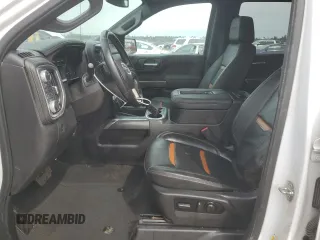 2022 GMC Sierra 1500 Limited AT4 with VIN 3GTP9EEL2NG117313, listed as a Copart auction lot 45217575 with 0 mi miles and Salvage Title. Bid and sale history available at carsss.com. Image 7.
