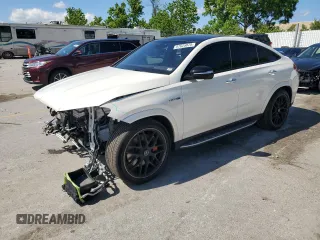 2022 Mercedes-Benz GLE 63 S AMG with VIN 4JGFD8KB5NA781199, listed as a Copart auction lot 57625075 with 29,588 mi miles and Salvage title. Bid and sale history available at DreamBid. Image 1.