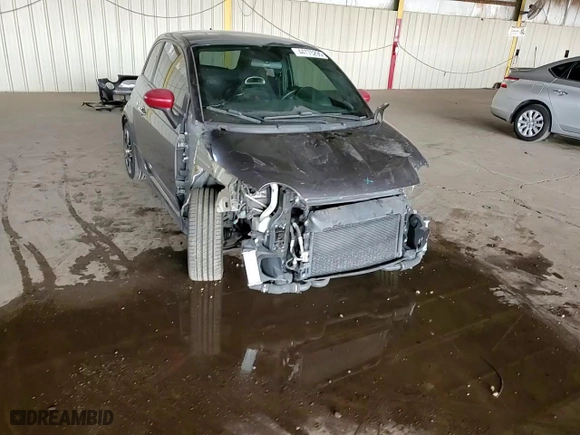 2015 FIAT 500 Abarth with VIN 3C3CFFFH2FT590391, listed as a Copart auction lot 44775295 with 97,162 mi miles and Salvage Title. Bid and sale history available at carsss.com. Image 11.