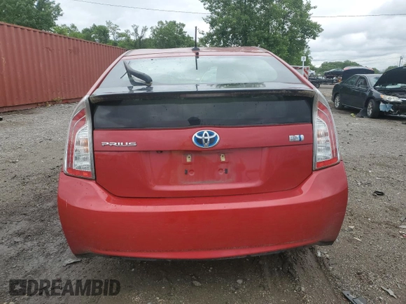 2012 Toyota Prius One z VIN JTDKN3DU8C5401215, wystawiony jako Copart lot #57703315 z przebiegiem 76 326 mil mil oraz Szkoda całkowita • Salvage title. Historia ofert i sprzedaży dostępna na DreamBid. Obrazek 6.