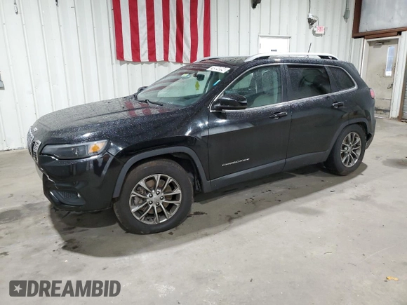 2020 Jeep Cherokee Latitude Plus with VIN 1C4PJMLX1LD635981, listed as a Copart auction lot 74984994 with 113,107 mi miles and Salvage Title. Bid and sale history available at DreamBid. Image 1.