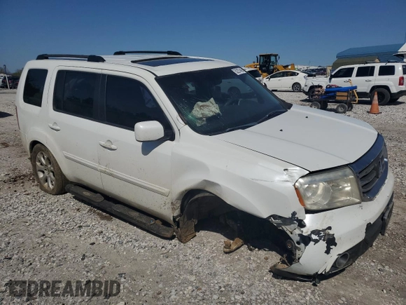 2014 Honda Pilot EX-L with VIN 5FNYF3H74EB009619, listed as a Copart auction lot 52297465 with 193,923 mi miles and Salvage Title. Bid and sale history available at DreamBid. Image 4.