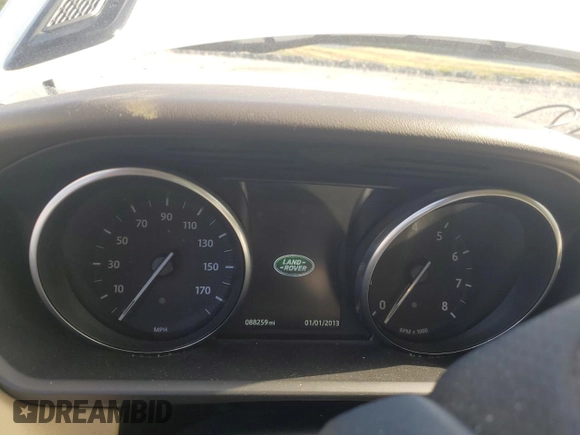 2016 Land Rover Range Rover Sport HSE with VIN SALWR2PF0GA656721, listed as a Copart auction lot 57646675 with 88,259 mi miles and Clean title. Bid and sale history available at DreamBid. Image 9.