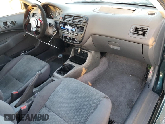 1997 Honda Civic DX with VIN 1HGEJ6122VL090216, listed as a Copart auction lot 42394565 with 181,840 mi miles and Salvage Title. Bid and sale history available at carsss.com. Image 8.