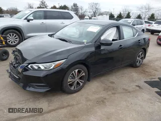 2022 Nissan Sentra SV with VIN 3N1AB8CV8NY216134, listed as a IAAI auction lot 41722195 with 27,861 mi miles. Bid and sale history available at carsss.com. Image 18.